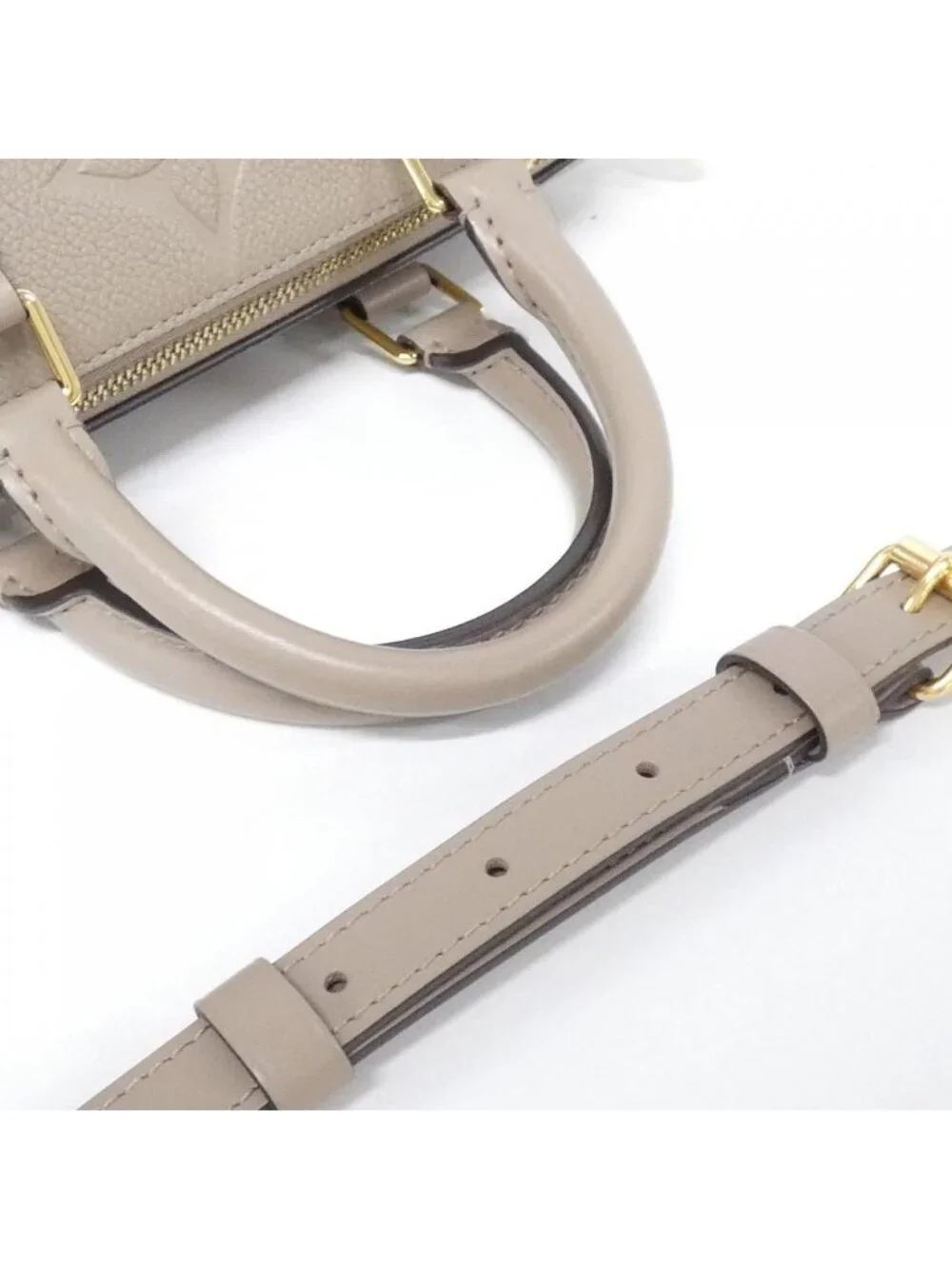Louis Vuitton Monogram Empreinte Speedy Bandouliere 25 Boston